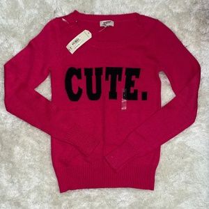 Pink Sweater